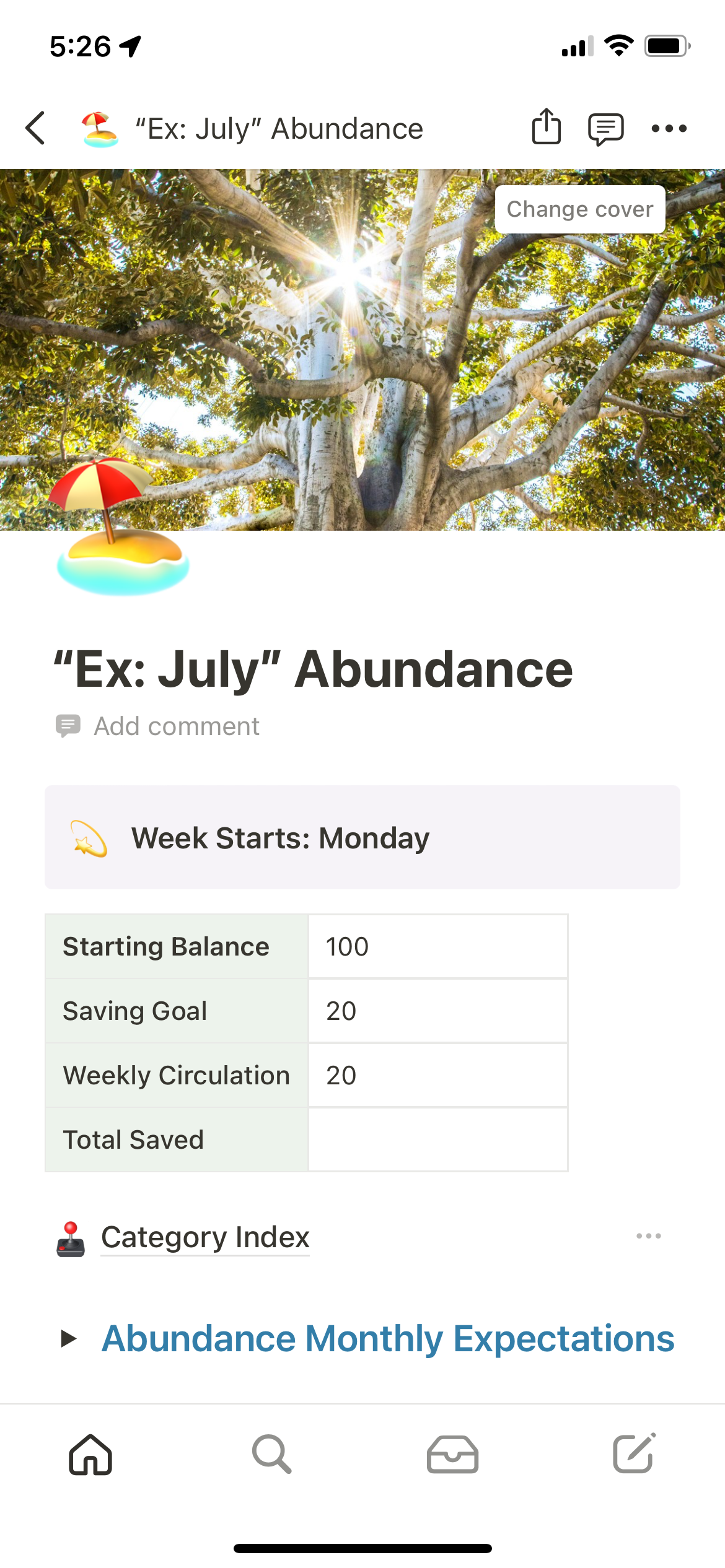 Money Magic Abundance Tracker
