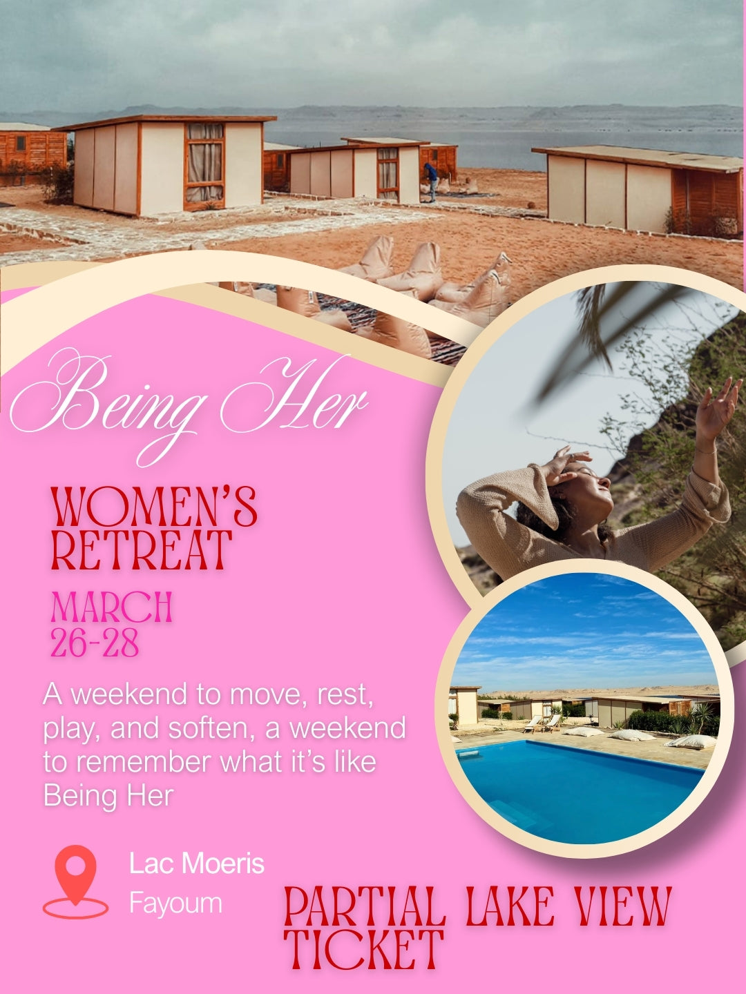 "Being Her" Women's Retreat Ticket: Partial Lake View